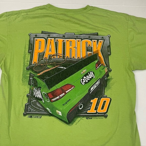 2014 Nascar Danica Patrick Double Sided All Over Print Shirt Large - Picture 11 of 12